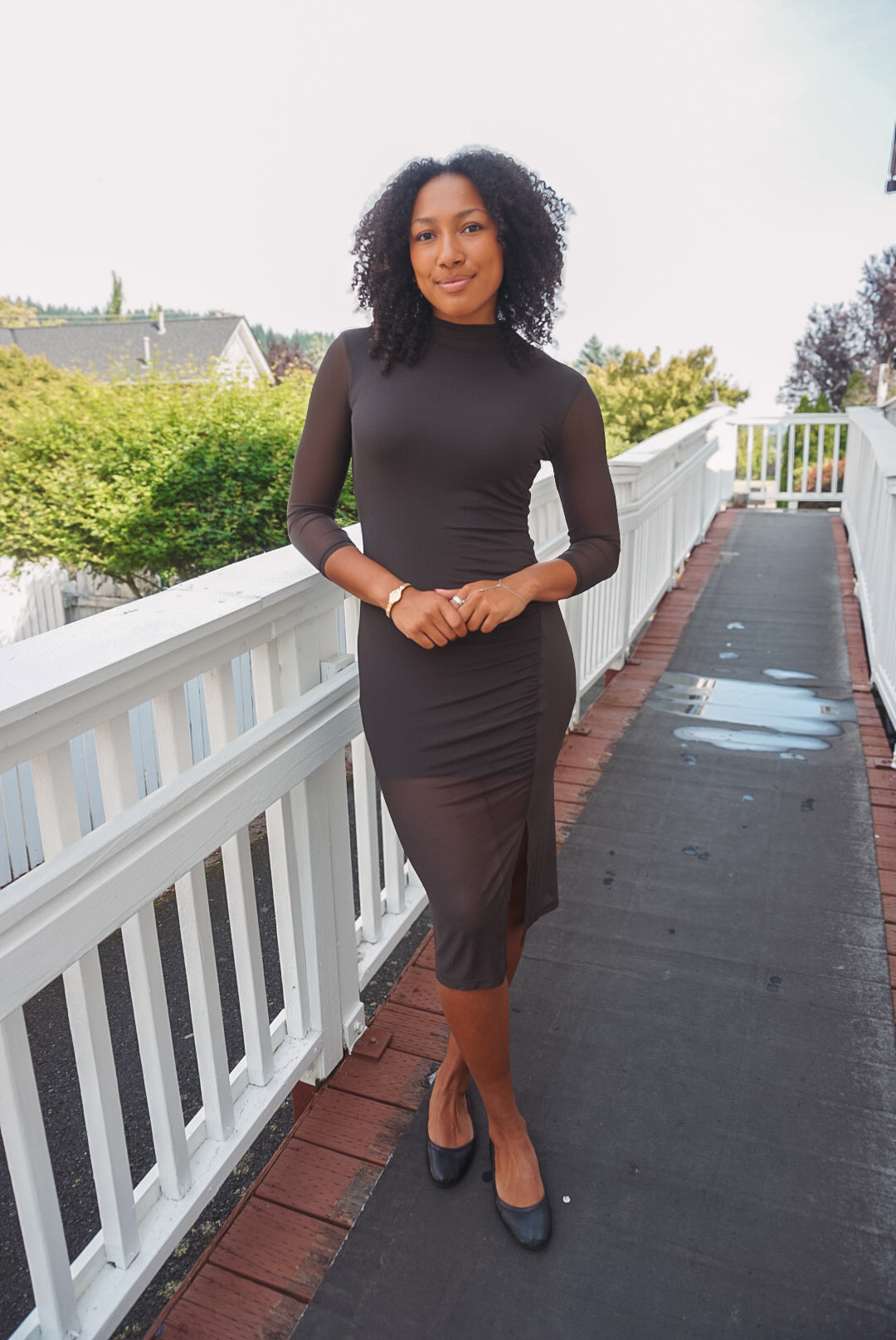 Sanctuary Night Out Mock Neck Dress – Sublime Clothing Boutique