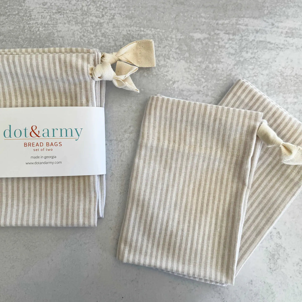 Americana Stripe Linen Bread Bags Set of Two – Sublime Clothing Boutique