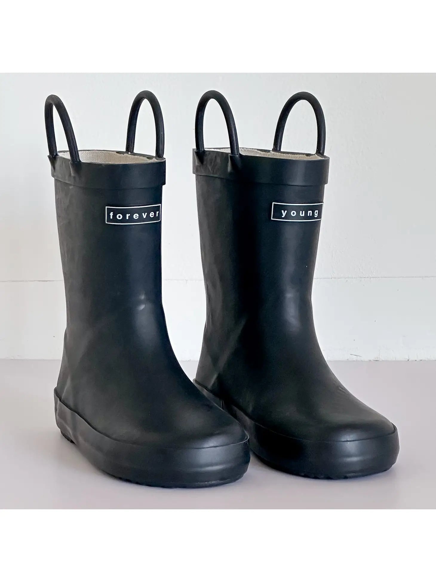 Forever Young Puddle Buddies Kids Rain Boots