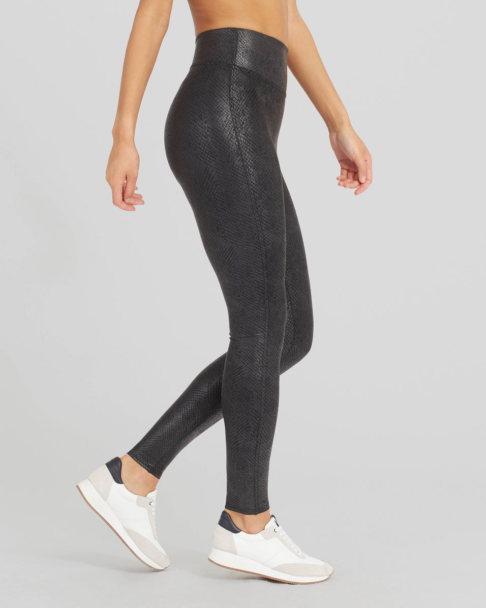 The Faux Leather Leggings By SPANX– MomQueenBoutique
