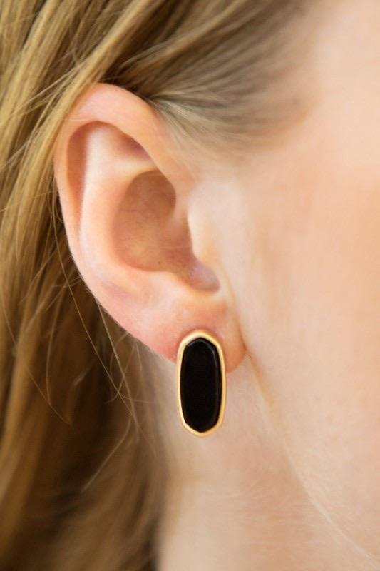 Stone Marquee Post Earrings - Sublime Clothing Boutique