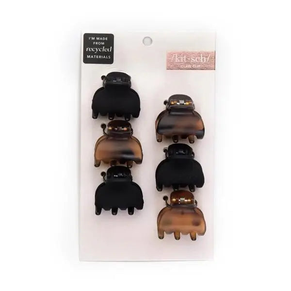 Kitsch Recycled Plastic X-Small Claw Clips 6pc – Sublime Clothing