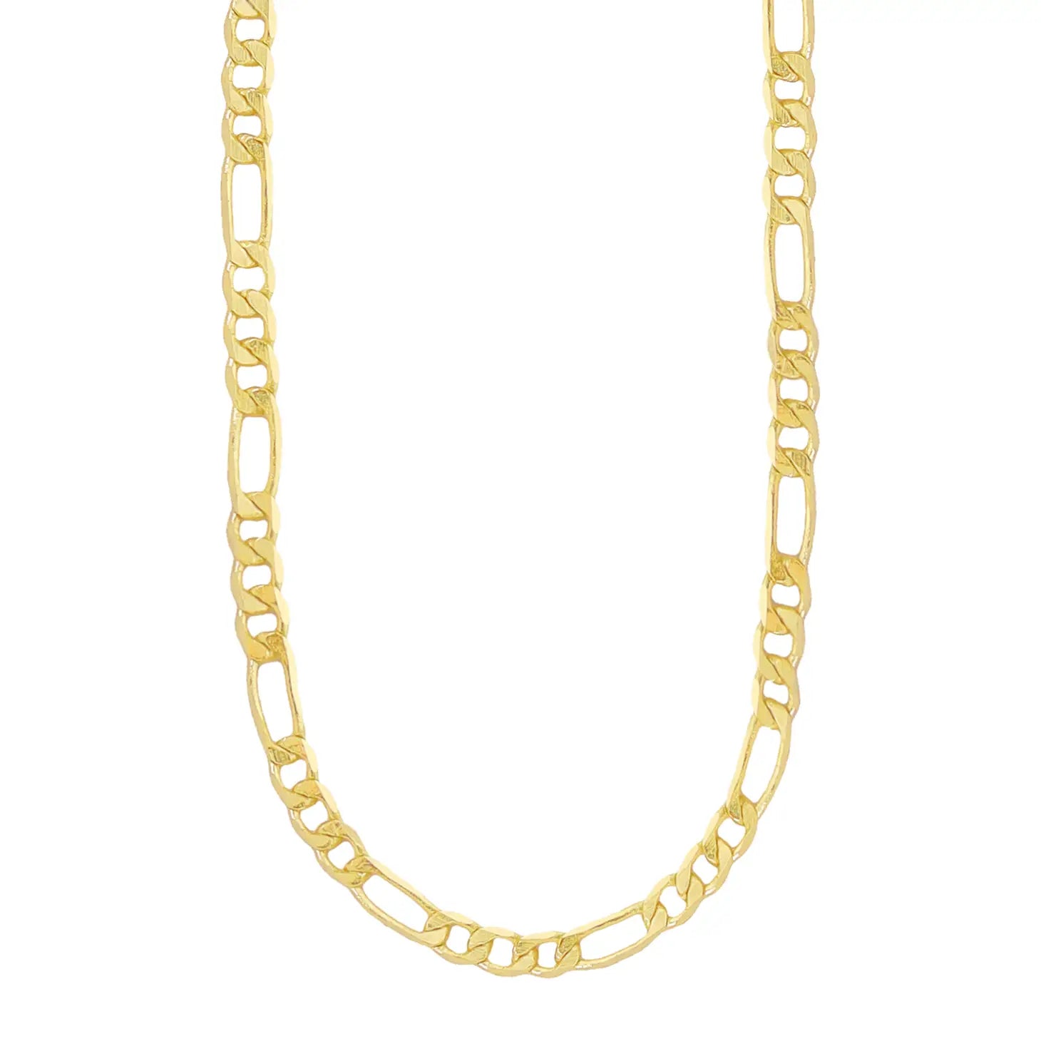 14K Yellow Gold Figaro Link Chain Necklace 16 30 -  Ireland